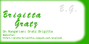 brigitta gratz business card